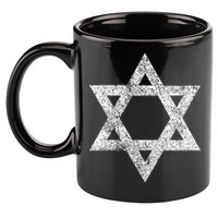 Israel flag distressed Star of David symbol Jewish Israeli  11oz C Handle Ceramic Mug