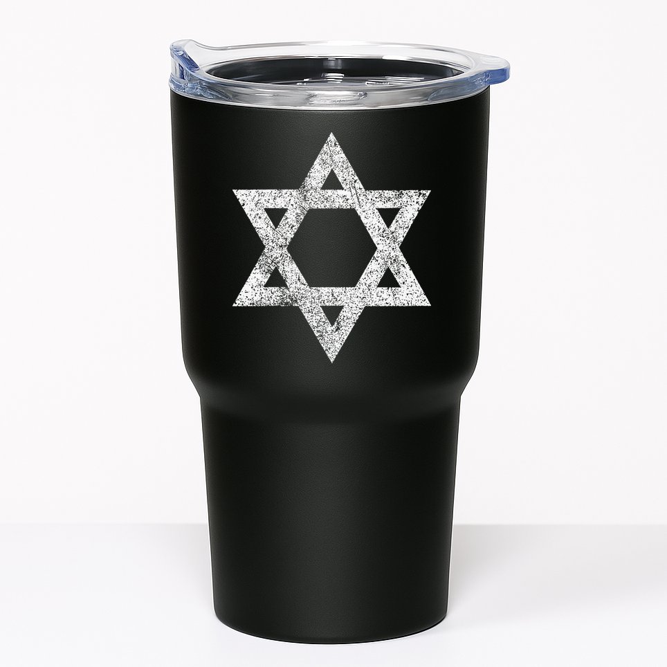 Israel flag distressed Star of David symbol Jewish Israeli  Tumbler