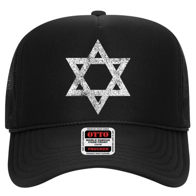 Israel flag distressed Star of David symbol Jewish Israeli  Trucker Hat