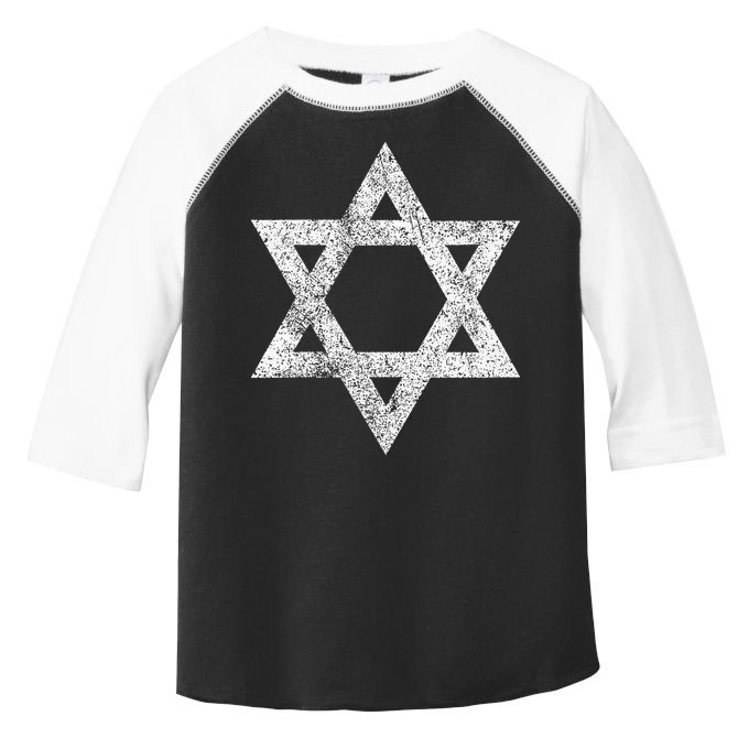 Israel flag distressed Star of David symbol Jewish Israeli  Toddler Fine Jersey T-Shirt