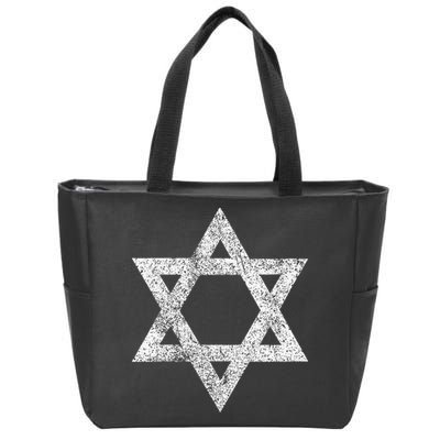 Israel flag distressed Star of David symbol Jewish Israeli  Zip Tote Bag