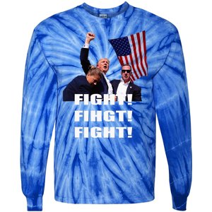 I Fully Endorse President Trump Tie-Dye Long Sleeve Shirt