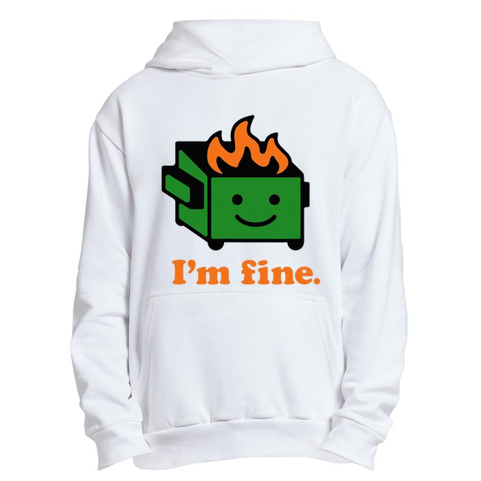 IM Fine EverythingS Fine Lil Dumpster Fire Urban Pullover Hoodie