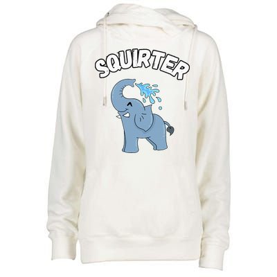 Inappropriate Funny Embarrassing Womens Funnel Neck Pullover Hood