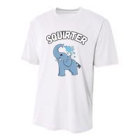 Inappropriate Funny Embarrassing Youth Performance Sprint T-Shirt