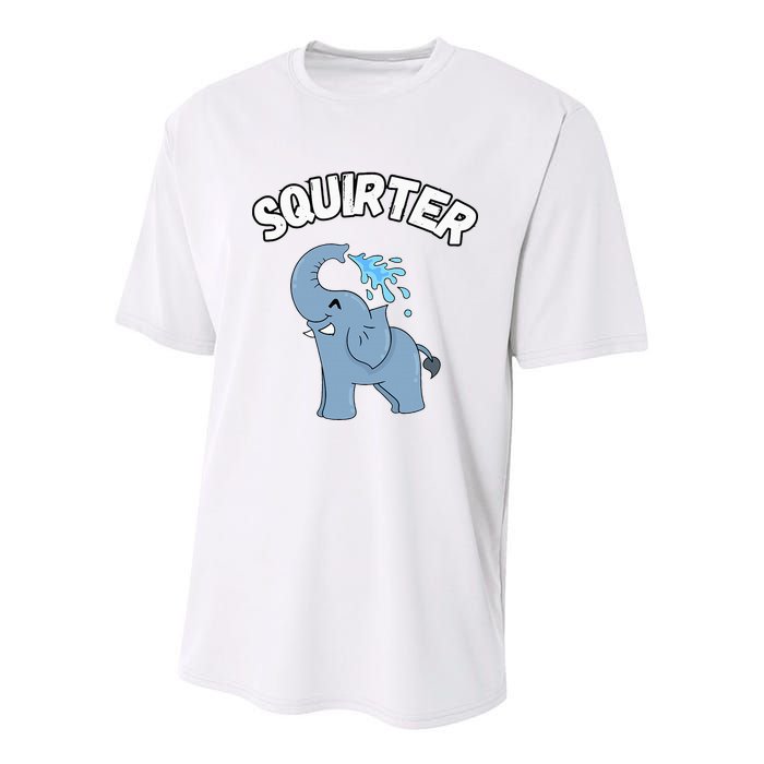 Inappropriate Funny Embarrassing Youth Performance Sprint T-Shirt