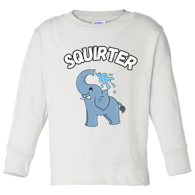 Inappropriate Funny Embarrassing Toddler Long Sleeve Shirt