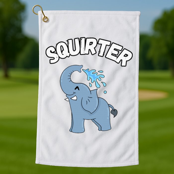 Inappropriate Funny Embarrassing Golf Towel