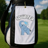 Inappropriate Funny Embarrassing Golf Towel