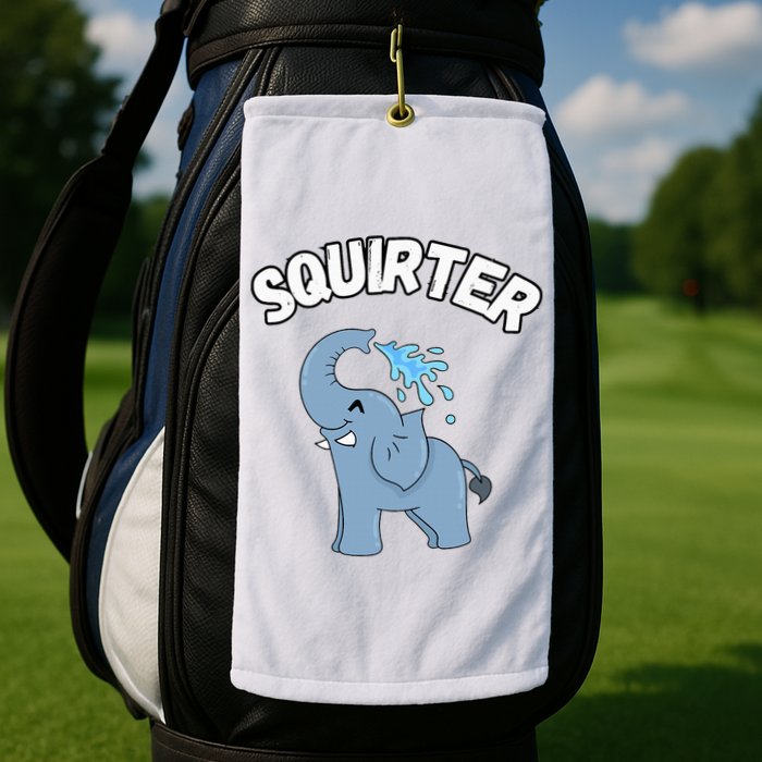 Inappropriate Funny Embarrassing Golf Towel