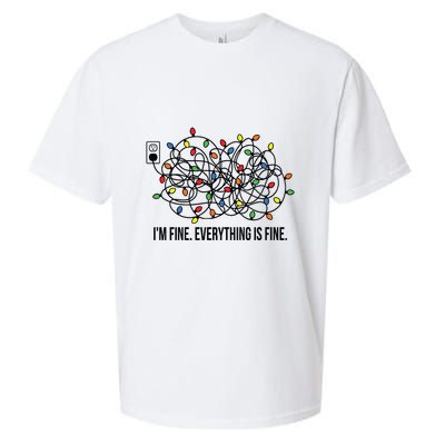 IM Fine. Everything Is Fine. Sueded Cloud Jersey T-Shirt