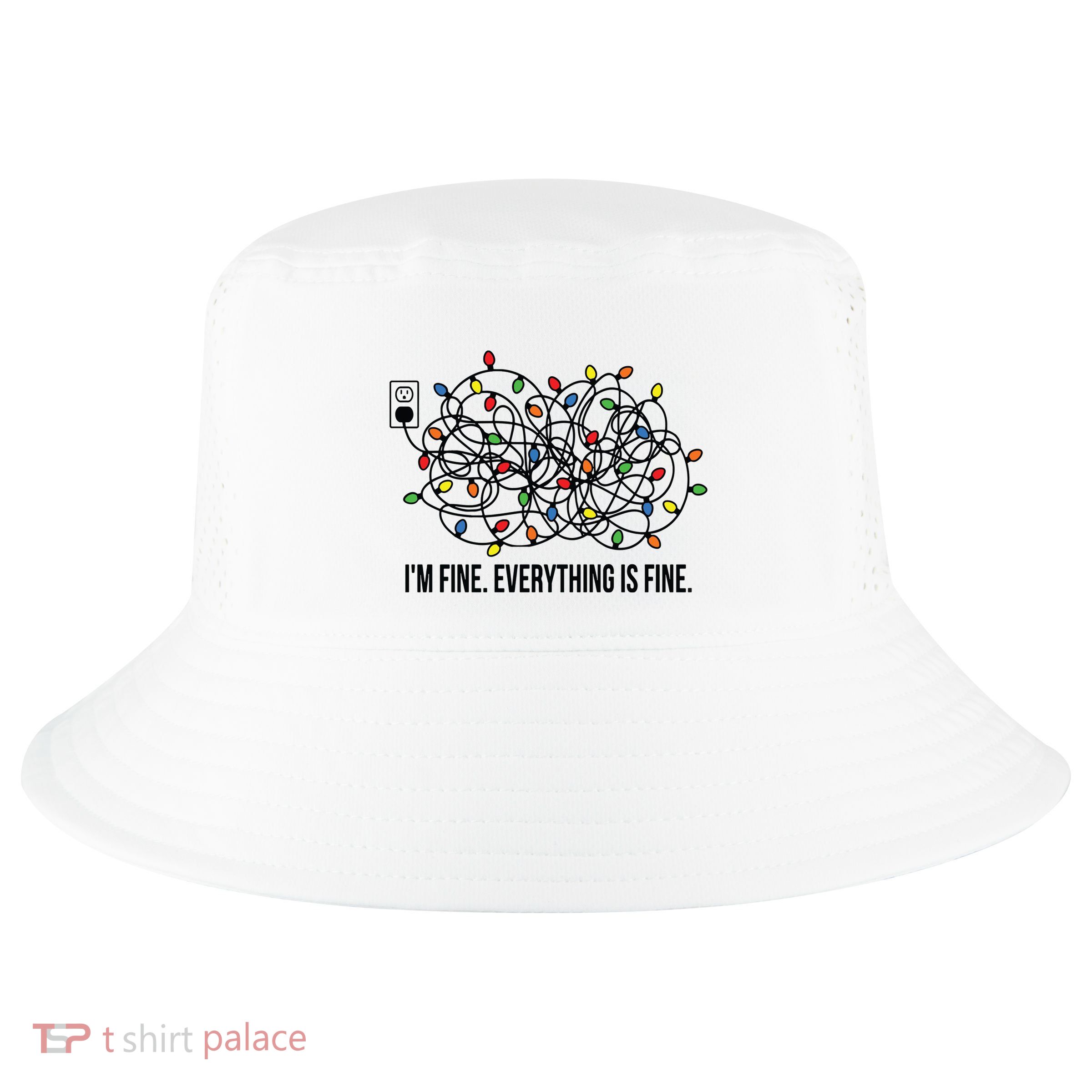 IM Fine. Everything Is Fine. Cool Comfort Performance Bucket Hat
