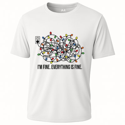 IM Fine. Everything Is Fine. Performance Shirt