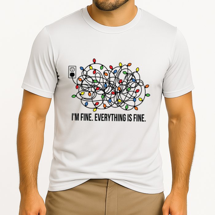 IM Fine. Everything Is Fine. Cooling Performance Crew T-Shirt