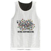 IM Fine. Everything Is Fine. Mesh Reversible Basketball Jersey Tank