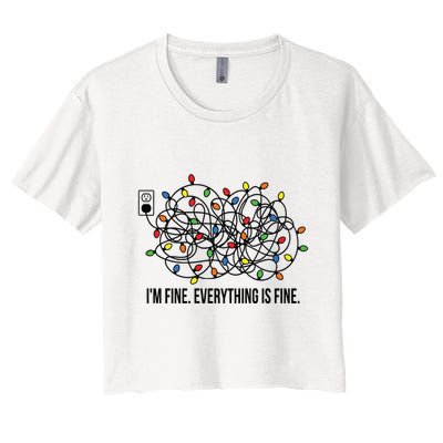 IM Fine. Everything Is Fine. Crop Top