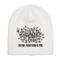 IM Fine. Everything Is Fine. Short Acrylic Beanie
