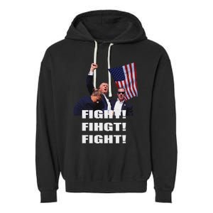 I Fully Endorse President Trump Support Garment-Dyed Fleece Hoodie