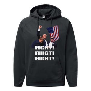 I Fully Endorse President Trump Support Performance Fleece Hoodie