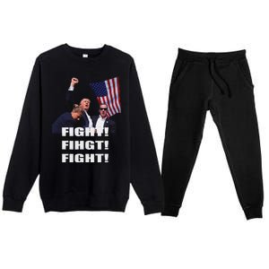 I Fully Endorse President Trump Support Premium Crewneck Sweatsuit Set