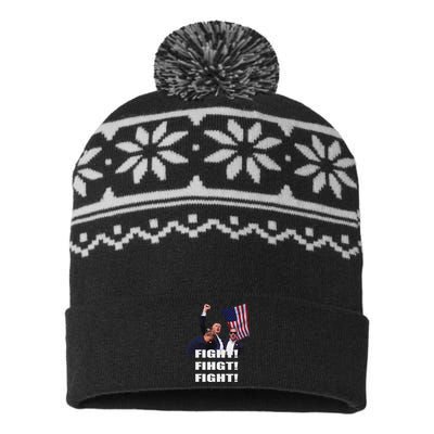 I Fully Endorse President Trump Support USA-Made Snowflake Beanie