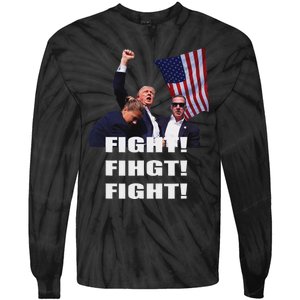 I Fully Endorse President Trump Support Tie-Dye Long Sleeve Shirt