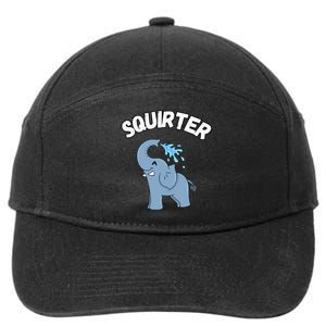 Inappropriate Funny Embarrassing 7-Panel Snapback Hat