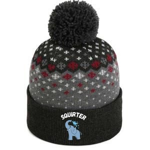 Inappropriate Funny Embarrassing The Baniff Cuffed Pom Beanie