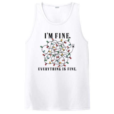 Im Fine Everything Is Fine Christmas PosiCharge Competitor Tank