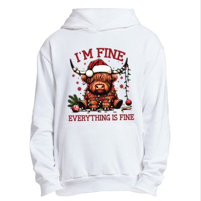 IM Fine Everything Is Fine Funny Christmas Urban Pullover Hoodie