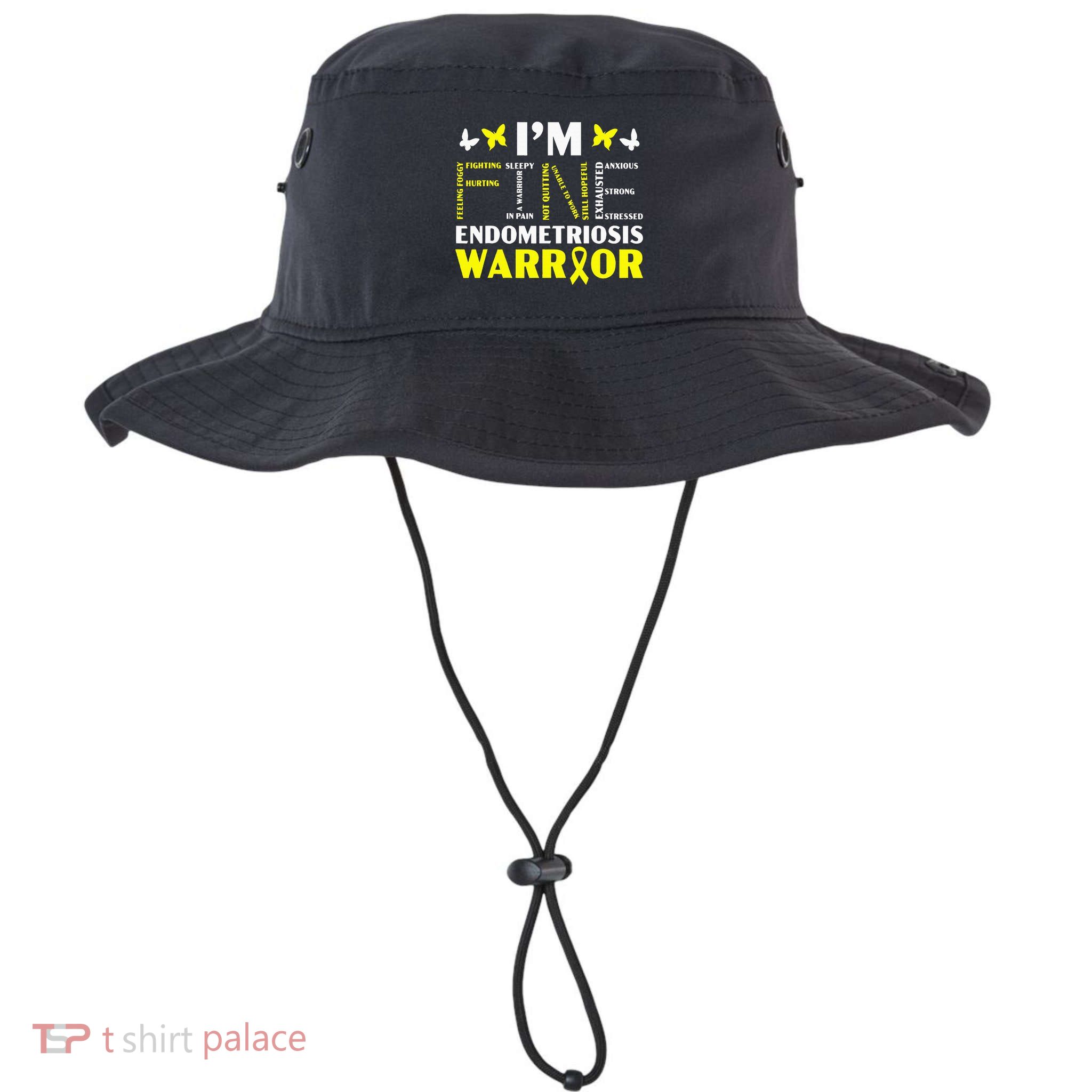 IM Fine Endo Warrior Endometriosis Awareness Bucket Hat