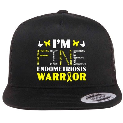 IM Fine Endo Warrior Endometriosis Awareness Flatbill Hat