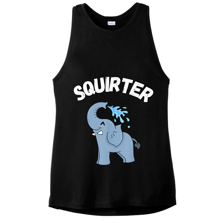 Inappropriate Funny Embarrassing Ladies PosiCharge Tri-Blend Wicking Tank