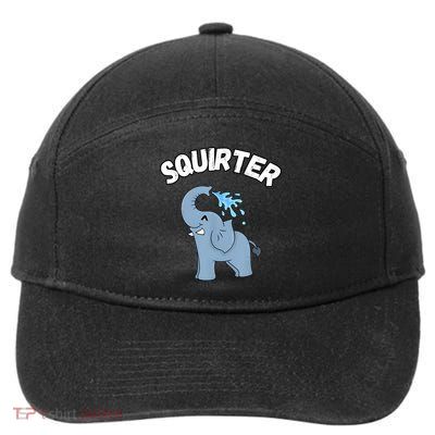 Inappropriate Funny Embarrassing 7-Panel Snapback Hat