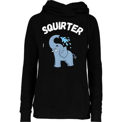 Inappropriate Funny Embarrassing Womens Funnel Neck Pullover Hood