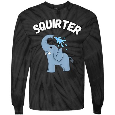 Inappropriate Funny Embarrassing Tie-Dye Long Sleeve Shirt