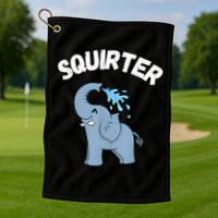 Inappropriate Funny Embarrassing Golf Towel