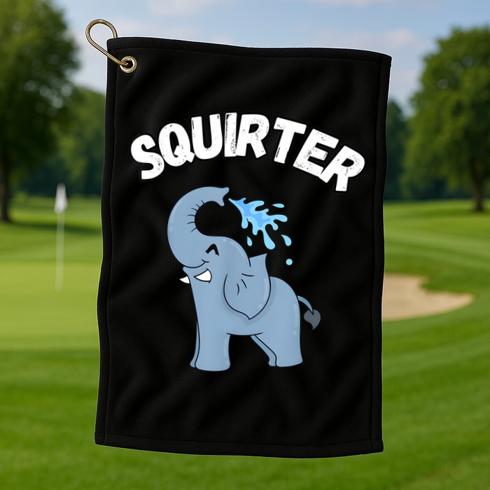 Inappropriate Funny Embarrassing Golf Towel