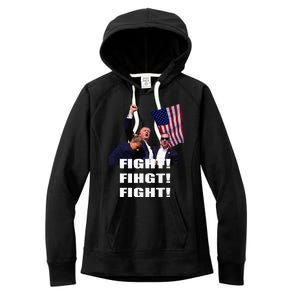 I Fully Endorse President Trump Women's Fleece Hoodie