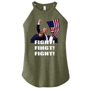 I Fully Endorse President Trump Women's Perfect Tri Rocker Tank