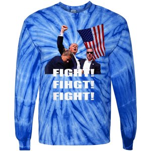 I Fully Endorse President Trump Tie-Dye Long Sleeve Shirt