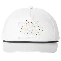 I'm Fine Everything Is Fine Funny Christmas Lights Snapback Five-Panel Rope Hat