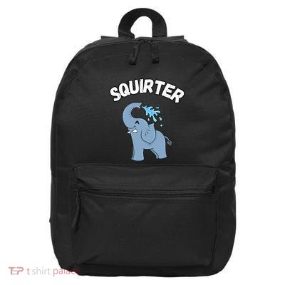 Inappropriate Funny Embarrassing 16 in Basic Backpack