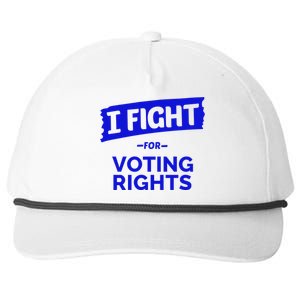 I Fight For Voting Rights Snapback Five-Panel Rope Hat