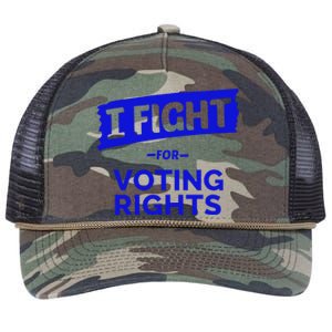 I Fight For Voting Rights Retro Rope Trucker Hat Cap