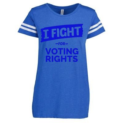 I Fight For Voting Rights Enza Ladies Jersey Football T-Shirt