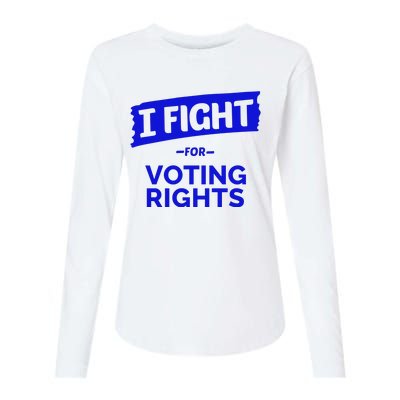 I Fight For Voting Rights Womens Cotton Relaxed Long Sleeve T-Shirt