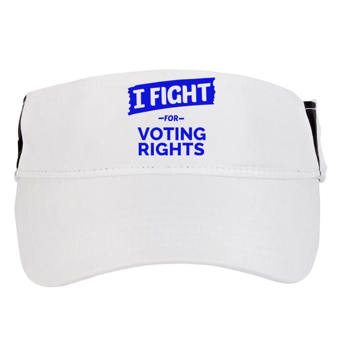 I Fight For Voting Rights Adult Drive Performance Visor