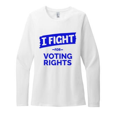 I Fight For Voting Rights Womens CVC Long Sleeve Shirt