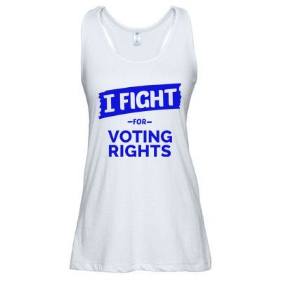 I Fight For Voting Rights Ladies Essential Flowy Tank